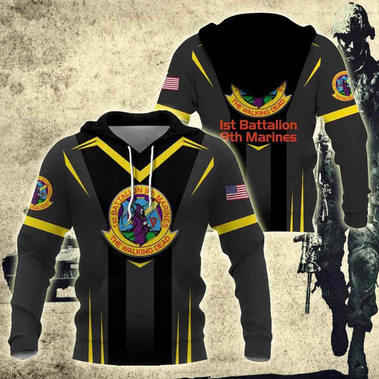 Comebuydesign 1St Battalion 9Th Marines All Over Print Hoodies - TM
